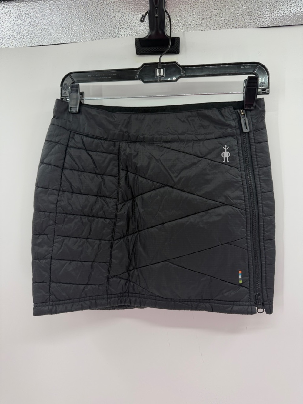 Smartwool Women's Smartloft Zip Puffer Mini Skirt - Black - XS